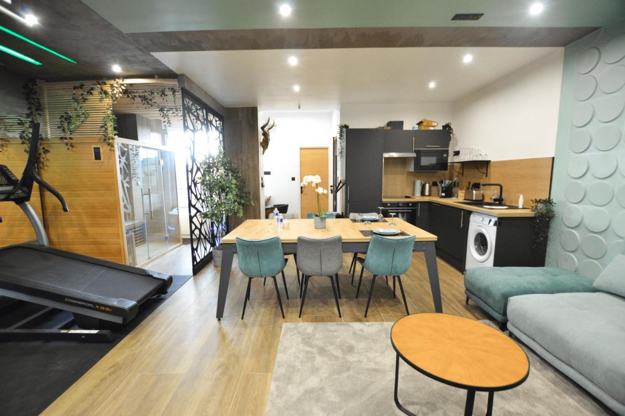 Capsule Wellness - Sauna - Balneo - Machine De Sport Privatif - Ps5 - 2 Chambres Valenciennes Luaran gambar